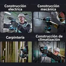 Juego de herramientas para martillo perforador y taladro de impacto (4 piezas)Juego de herramientas para martillo perforador y taladro de impacto - Azul - Ver 8