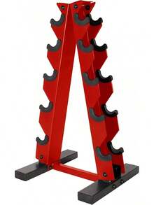 CAP Barbell - Estante de pesas con marco en A, serie de colores - Rojo - - Ver 8