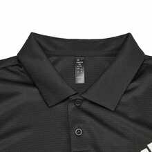 Adidas 男士时尚百搭梭织短袖 Polo 衫 HS3236 - 黑色 - 查看 3