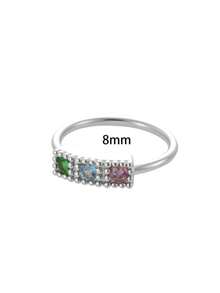 Toppiercing 1pc Minimalist Versatile Micro-Inlaid Zirconia Heart & Flower Nose Ring, Popular Nose Piercing Accessory - Multicolor - View 20