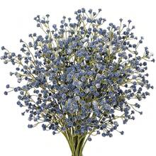 Set Of 10 Blue Artificial Baby's Breath Flowers, 23.6 Inches Tall, For Elegant Wedding Decorations And Home Accents - Multicolor - View 2
