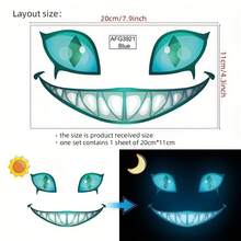 1 miếng dán mắt phát sáng trong bóng tối, tự dính, có thể tháo rời, thích hợp để trang trí phòng khách, phòng ngủ, phòng học, v.v. - A - Xem 10