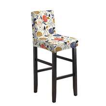 1/2/4/6pcs Stretch Printed Bar Stool Chair Covers, Home/Hotel Use - Multicolor - View 25