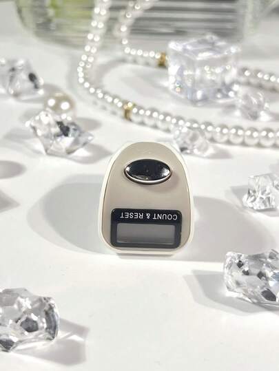 Electronic Rosary Ring, Finger Electronic Rosary Prayer Ring Counter, Digital Display Convenient Ring Counter For Stress Relief, Applicable For Business Use, Prayer Counting, Holiday Gifts, Etc.