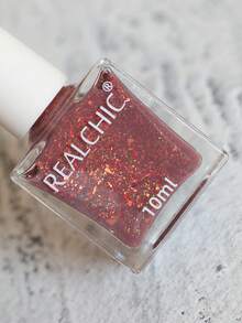 REALCHIC 10ml/Pcs,2026 New Arrival Iridescent Glitter Chameleon Rose Pink Nails, Water Based Nail Polish,Fast Dry,Long Lasting,Peel Off,Autumn/Winter Colors,Manicure Nails Art For Women & Girls - Retrograde - 查看 3