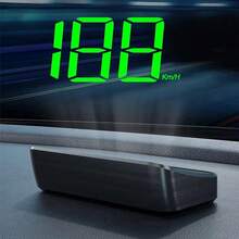 Màn hình hiển thị thông tin trên kính chắn gió (HUD) kỹ thuật số dùng nguồn USB, không cần pin, màn hình định vị gắn trên kính chắn gió, hiển thị tốc độ thời gian thực (km/h hoặc dặm/giờ), dễ dàng lắp đặt, phụ kiện ô tô. - Cấp nguồn bằng USB - Xem 14