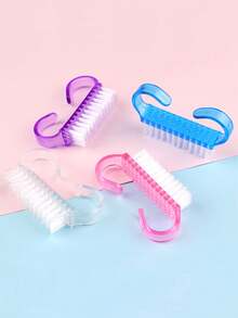 10支/50支装迷你指甲清洁刷，亚克力指甲粉尘清洁刷，角质层清洁刷 - 彩色 - 查看 5