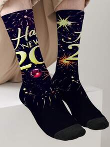 1 双主题 360° 全方位印花袜子 – 男女皆宜的新奇街头风袜子，大胆时尚