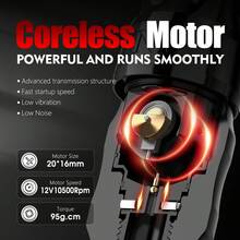 XNET Titan Max 1 Set Wireless Tattoo Machine Kit, 20 Ink Cups, Brushless Motor, Multi-Function Touch Screen, 1-12V Battery, Professional Tattoo Artist Use - Black - View 5