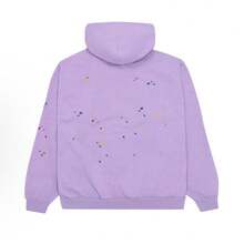 SP5DER Spider Worldwide Tracksuit Hoodie Set Cobweb Spider Style, Letter Print, Hip Hop Hoodie Set,Long Sleeve Fashion Sweatshirt, Hoodie Pant Casual Tracksuit Long Sleeve Athletic Suit, Couple MatchingDesign, Designed For Both Men And Women.Sportswear Set - Áo hoodie màu tím - Xem 2