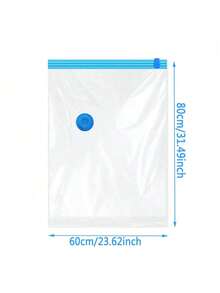 10/5/1件便携式PE旅行收纳袋，大容量压缩袋，可重复使用真空袋，可折叠收纳袋，印花行李袋，防潮，防尘，节省空间，适用于衣服，毛毯，衬衫，床上用品，卧室，衣柜，浴室，户外装备 - 彩色 - 查看 14