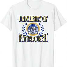 Pittsburgh Panthers Laurels Logo Officially Licensed T-Shirt - trắng - Xem 1