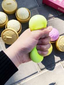 大号挤压减压面包玩具，挤压面团面包减压玩具，减压礼物 - 彩色 - 查看 9