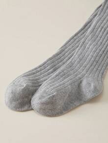 3条装儿童弹力腰带打底裤、紧身裤、无脚舞蹈裤 - 彩色 - 查看 5