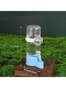 140ml Automatic Bird Waterer, 4.7oz Automatic Bird Feeder, Plastic Hanging Bird Waterer, Can Be Hung Or Placed On Desk, No Mess Cockatiel Cage Water Feeder (White, Green, Blue) - Multicolor - View 14