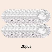 10/20/30/40/50pcs Reusable Aluminum Foil Food Covers, Suitable For Kitchen And Dining Table - Heat Insulation, Food Preservation For Picnic, Camping And Home Use, Reusable Food Packaging