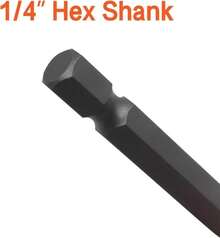 6Pcs 50mm JIS Screwdriver Bit Set With Magnetic Tip,1\/4 Hex Shank, S2 Alloy Steel &Amp; 6-Hole Storage Strip-Erfect For Japanese Motorcycles, Cars,Bicycle &Amp; Equipment (JIS #2x6) - ColorC - 查看 5