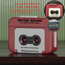 这款全新迷你复古磁带录音机钥匙扣音乐播放器可以播放音乐和录制音频，它既有趣又新奇，小巧便携，是圣诞节、万圣节和生日的完美礼物选择。 - 紅色 - 查看 12