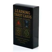 经典莱德-韦特学习牌组，塔罗牌，适合初学者和塔罗爱好者 - 黑色 - 查看 4