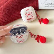 Polka Dot + Pendant Applicable For HUAWEI FreeBuds 5i/6i/7i Wireless Earphone Protective Case, SE 2/SE 3 Protective Shell, Wireless Bluetooth Earphone Case For Pro 3/Pro 4 Soft Shell Earphone Case, SE 4/Free Clip Earphone Clip Protective Case For Women - White - View 8