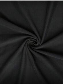 1pc camiseta para mujeres y hombres, conjunto de pareja, tela transpirable, unisex, cuello redondo, manga corta, longitud regular - Negro - Ver 3