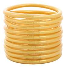 10pcs/Set Fashion Jelly Bangle Multi-Layer Stacking Buddha Bangle Waterproof Bracelet For Women - 10-piece Set - View 15
