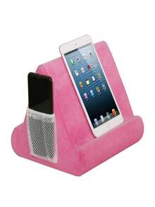 Tablet Reading Pillow, Foldable Multi-Angle Soft Pillow, Tablet Stand, Reading Pillow Suitable For Desk Reading, Tablet Holder, Hands-Free, Neck And Eye Protection, Multi-Angle Adjustable, Soft And Non-Damaging To Device, Anti-Slip And Stable, Essential For Reading In Bed, Comfortable For Long Use, Foldable And Portable, Ergonomic Design, Foldable Storage, Anti-Slip Groove (Stable For Phone/Tablet), Neck Support, Universal For Phone/Tablet, Horizontal Or Vertical Placement, Protects Device Edges - Multicolor - View 5