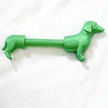 Dachshund Kitchen Paper Towel Holder, Freestanding Countertop Paper Towel Dispenser, Vintage Animal Paper Towel Display Rack, Creative Storage Organizer, Suitable For Kitchen, Bathroom, Living Room And More Scenes, Cute, Exquisite And Interesting Gift Toy For Friends - Multicolor - View 13