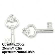 2/10/20/30/40/50/100颗电镀CCB珠子，多种形状可选，珠宝制作DIY项链手链耳环配件，隔珠，手工串珠材料，手机吊坠，复古不对称电镀隔珠 - diy - 查看 38