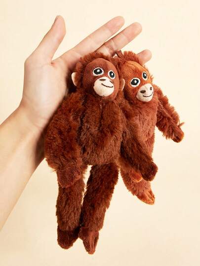 1PC Little Plush Monkey,Plush Gorilla,Ugly Monkey,Plush Animal Keychain,Cute Plush Cartoon Bag Charms,Trinkets,Car Keychain,Key Lanyard,Key Holder,Keychain Accessories,Keyring,Gifts For Women,Boyfriend Gift,Birthday Gift,Friend Gift,Holiday Gifts,Event Souvenirs,Party Gifts(Keychains Need To Be Purchased Separately.)