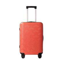 JLY Hard Shell ABS+PC Travel Luggae 4 Wheel Cabin Luggae Lightweight Trolley TSA Lock - Coral - View 8
