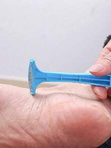 足部去茧器、足部护理工具、死皮去除器、老茧刮刀、修脚工具、磨脚器、家用足部护理工具、专业足部护理工具，完美去除死皮、老茧、皲裂皮肤，理想礼物 - 彩色 - 查看 2