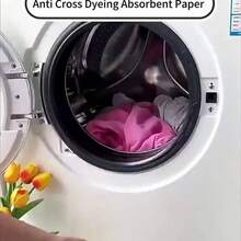 100/200/240 Pcs Laundry Color Catcher Sheets, Prevent Clothes From Fading And Discoloring, Maintain Original Color, Suitable For Washing Clothes, Bedding, Curtains, Fabrics And Household Items In Washing Machine, Suitable For Home And Dormitory Use. - White - View 12