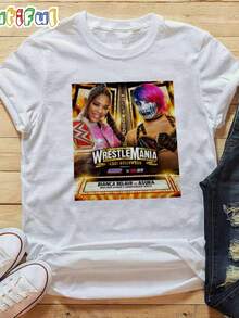 WWE Raw Womens Championship Match Bianca Belair Vs Asuka At WWE Wrestl (2) - trắng - Xem 1