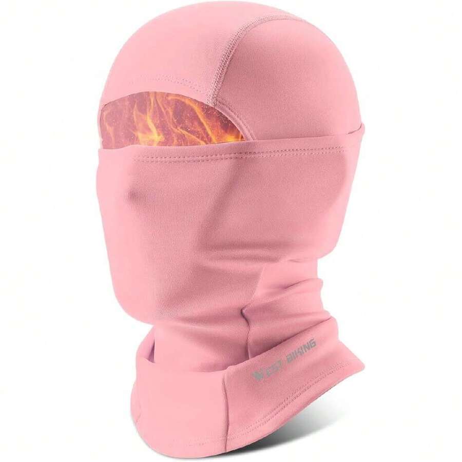 Balaclava Winter Ski Mask, Unisex Windproof And Thermal Mask, Cold Weather Thermal Sports Balaclava,40273176 - 粉色 - 查看 1