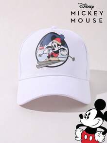 Disney Mũ lưỡi trai thêu hình chuột Mickey chính hãng, có thể điều chỉnh, thích hợp cho mùa xuân, mùa thu, du lịch, đi biển, kiểu dáng hoạt hình dễ thương phong cách Y2K dành cho giới trẻ. - Nhiều màu - Xem 10