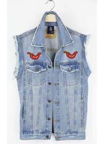 1 st. broderad stryklapp med chilipeppar, rolig broderad stryklapp, lämplig för kläder, jeans, ryggsäckar - Röd - Visa 6