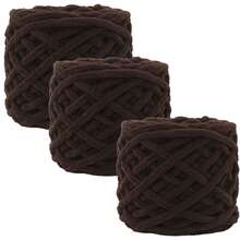 3pcs/300g Mixed Color Ice Bar Striped Yarn, Soft Chunky Yarn, Suitable For Hand Knitting DIY Soft & Thick Knitted Yarn, Can Be Used To Make Blankets, Scarves, Dolls, Slippers, Crochet Yarn