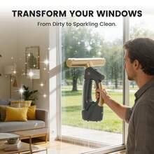 SUPERLEX Window Vacuum Cleaner, Brush Head, And Scraper, Window Cleaner, Multifunctional Handheld Shower Window Glass Vacuum Cleaner For Spraying, Washing, And Scrubbing, Scraper, Window Scraper, Portable Vacuum Cleaner, Easy To Carry, Tiles, Car Windshield, Mirror, Bathroom, Cleaning Supplies, Cleaning Tools, Kitchen, Bathroom, Home, Household Items - UK Plug(220-240V) - View 10