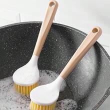 Plastic Dish Brush, Kitchen Cleaning Brush, Suitable For Washing Vegetables, Pots, Pans And Tableware