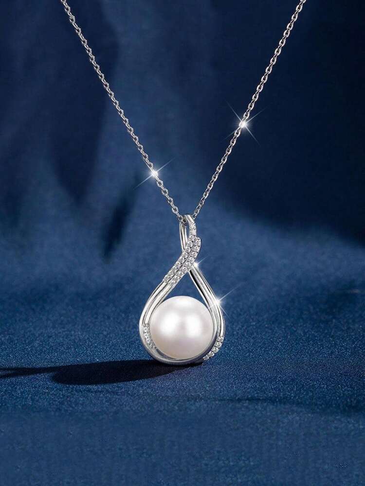 1set Faux Pearl Decor Jewelry Set
