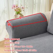 1pc Chenille Jacquard Non-Slip Sofa Seat Cushion Cover, Soft & Skin-Friendly, Pet-Proof, Elastic Sofa Slipcover, Suitable For L-Shaped Combination Sofa And 1/2/3/4 Seat Sofa, Spring/Autumn (Sold Individually) - Dark Grey - View 13