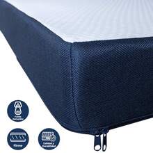 DR JOOHN Colchon Plegable Matrimonial 190x135x10 cm Diseño Portatil Confortable y practico Ideal para Cualquier Espacio Funda de Algodon-Poliester con Cierre extraible - Matrimonial135CM - Ver 5