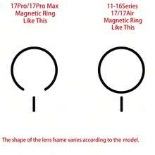 时尚磁吸镂空TPU防震保护壳，兼容苹果手机，适合作为情侣、女儿、女友、少女的生日和圣诞礼物。 - 無色 - 查看 6