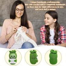 1个豌豆迷你钩针玩偶是送给朋友的有趣礼物，而积极向上的豌豆钩针励志心理健康礼物则可以送给家人和朋友。 - 彩色 - 查看 7