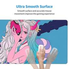 New Mouse Pad Pink Pig Extended Gaming Mousepad Kawaii Cartoon Desktop Mat With Stitched Non-Slip Rubber Base Cute Keyboard Pad (1).Jpg - 彩色 - 查看 3