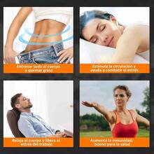 Máquina Vibratoria 110v Plataforma Adelgazar con Bandas | Uso Doméstico | Equipo Fitness | Resultados Rápidos Práctico - Multicolor - Ver 6