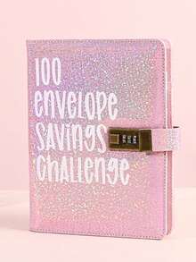 100pcs Envelope Saving Challenge Clips, With 100pcs Cash Envelopes Budgeting Saving Challenge Clips, Lockable Saving Challenge Book, Easy And Fun Way To Save $5,050 - Multicolor - View 13