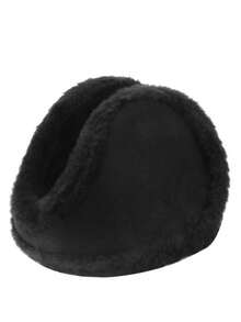 1个新款后戴式耳罩，冬季学生保暖耳罩，男女通用秋冬柔软弹力保暖耳套，户外滑雪、跑步、骑行防风保暖抓绒耳罩 - 彩色 - 查看 4