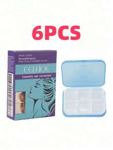 1/2/3/4/6 Pairs Ear Tapes With Ear Contour Correction Cuts, Vertical V-Shaped Face Stickers, Suitable For Daily Makeup, Parties, Weddings, Shopping, Dates, Dinners, Team Building, Festivals, Mother's Day Gifts, Graduation Gifts, Festival False Lashes, Rave Makeup, Rave Parties - Multicolor - View 14